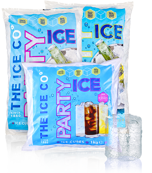 Party Ice Packaging by The Ice Co