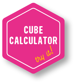 cube calculator button