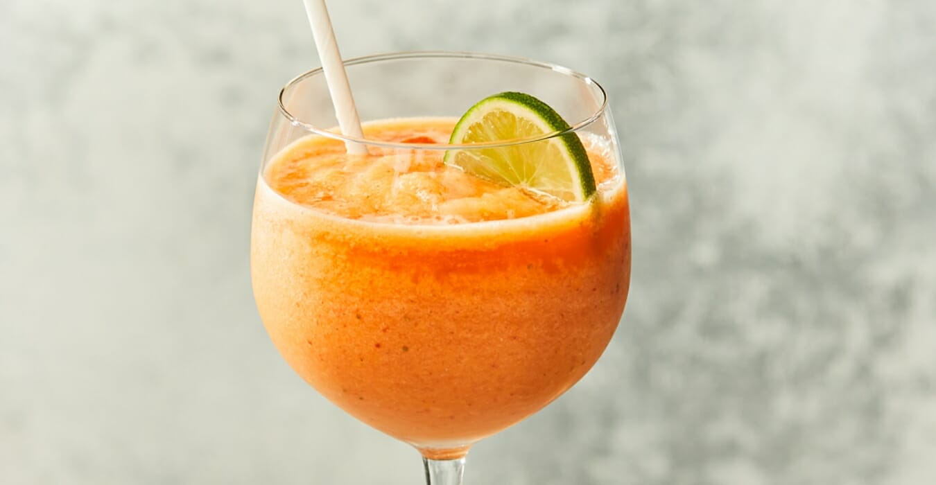 Mango and strawberry margarita