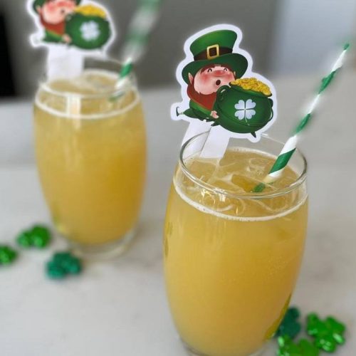 Luck of the Irish cocktail for St Patricks Day