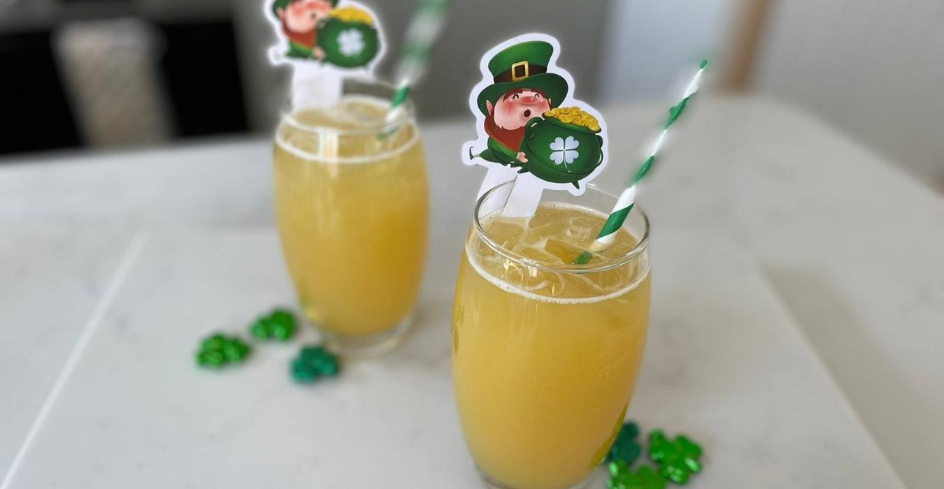 Luck of the Irish cocktail for St Patricks Day