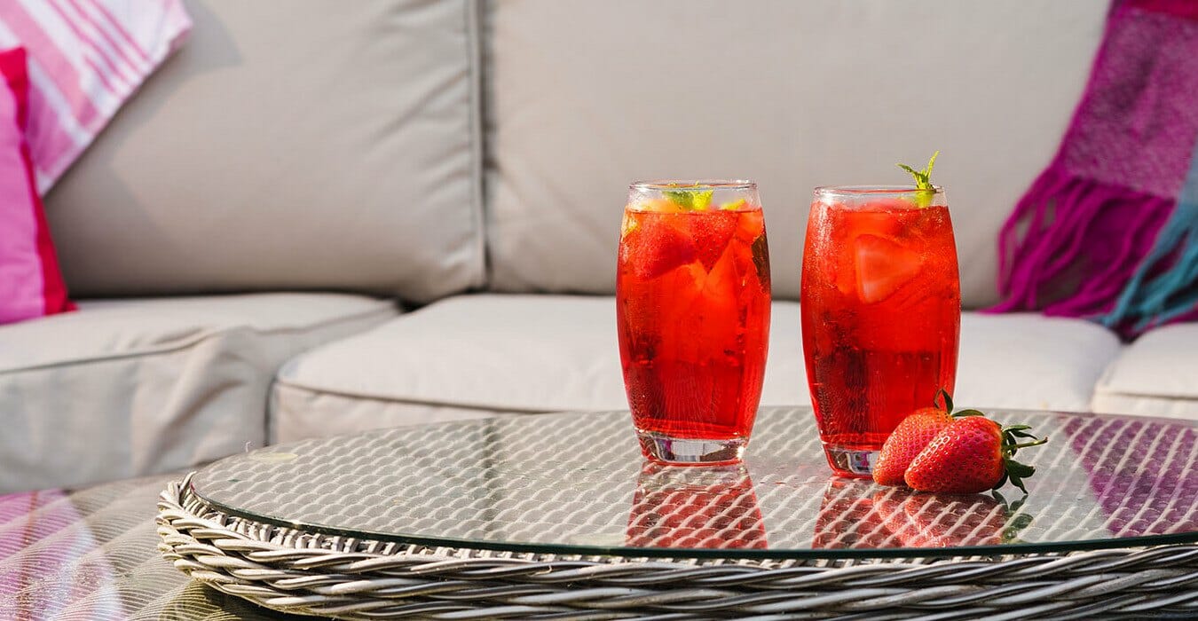 Frozen Aperol Spritz with Strawberries • Sunday Table