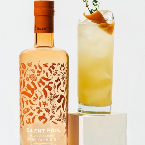 A gin cocktail by silent pool gin