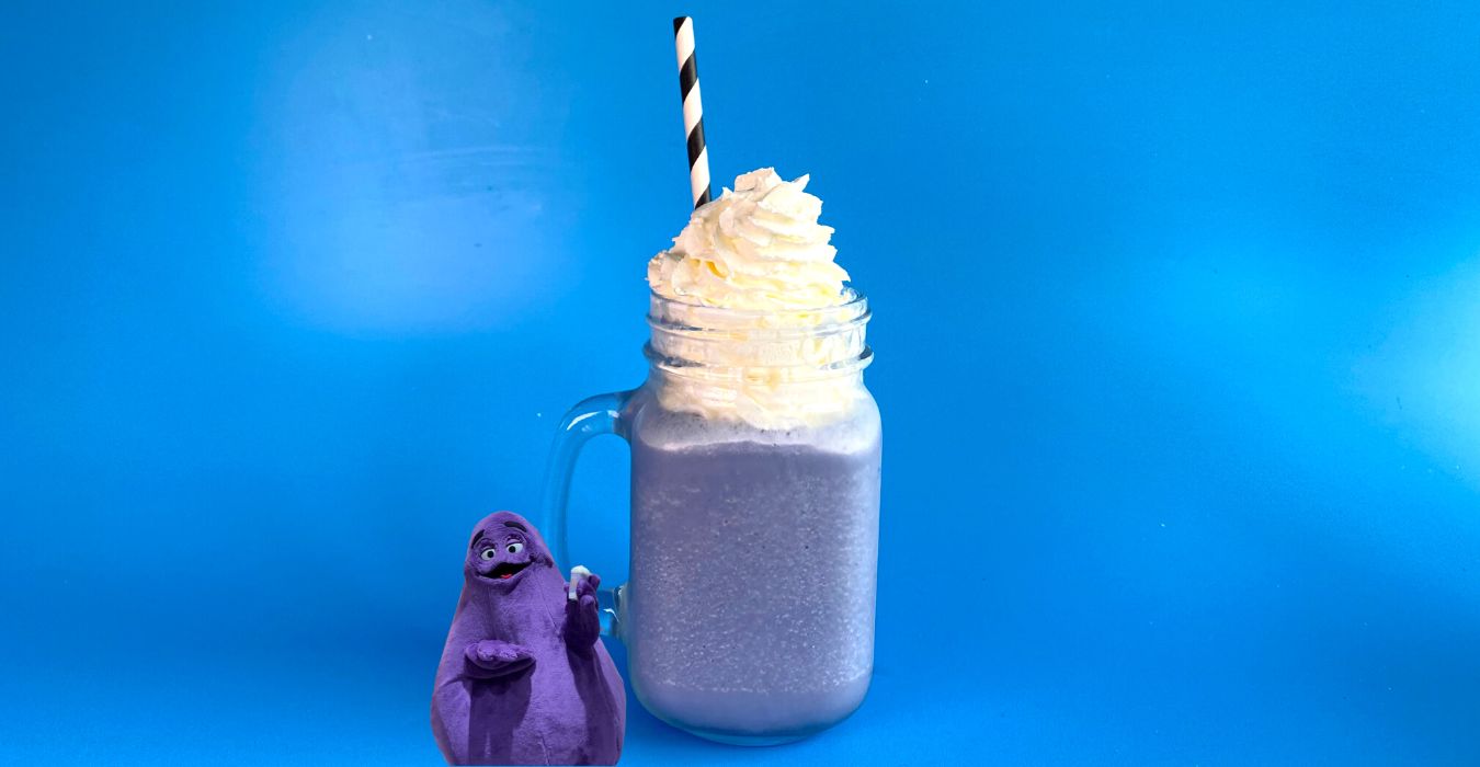 Grimace Birthday Milkshake Dupe » The Ice Co.
