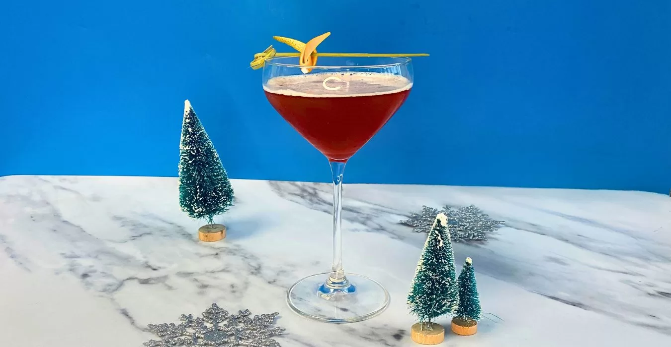 cranberry ginger whiskey sour