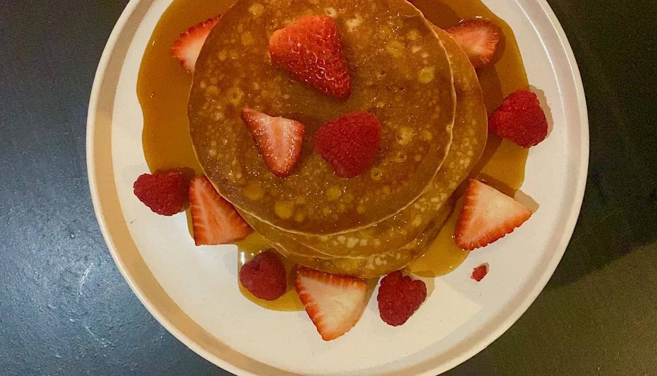 Strawberry & Prosecco Pancakes