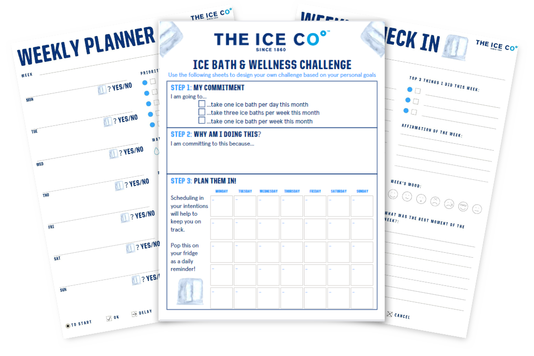 Ice bath & wellness challenge pdf download pack