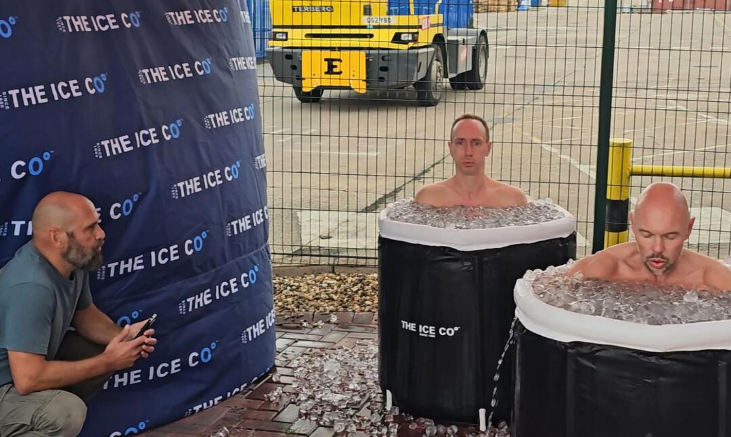 The Ice Co Team Takes the Plunge for World Mental Health Day