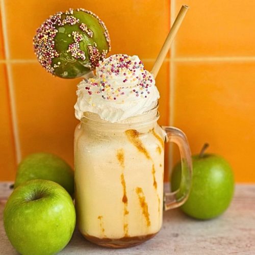 sticky toffee apple milkshake