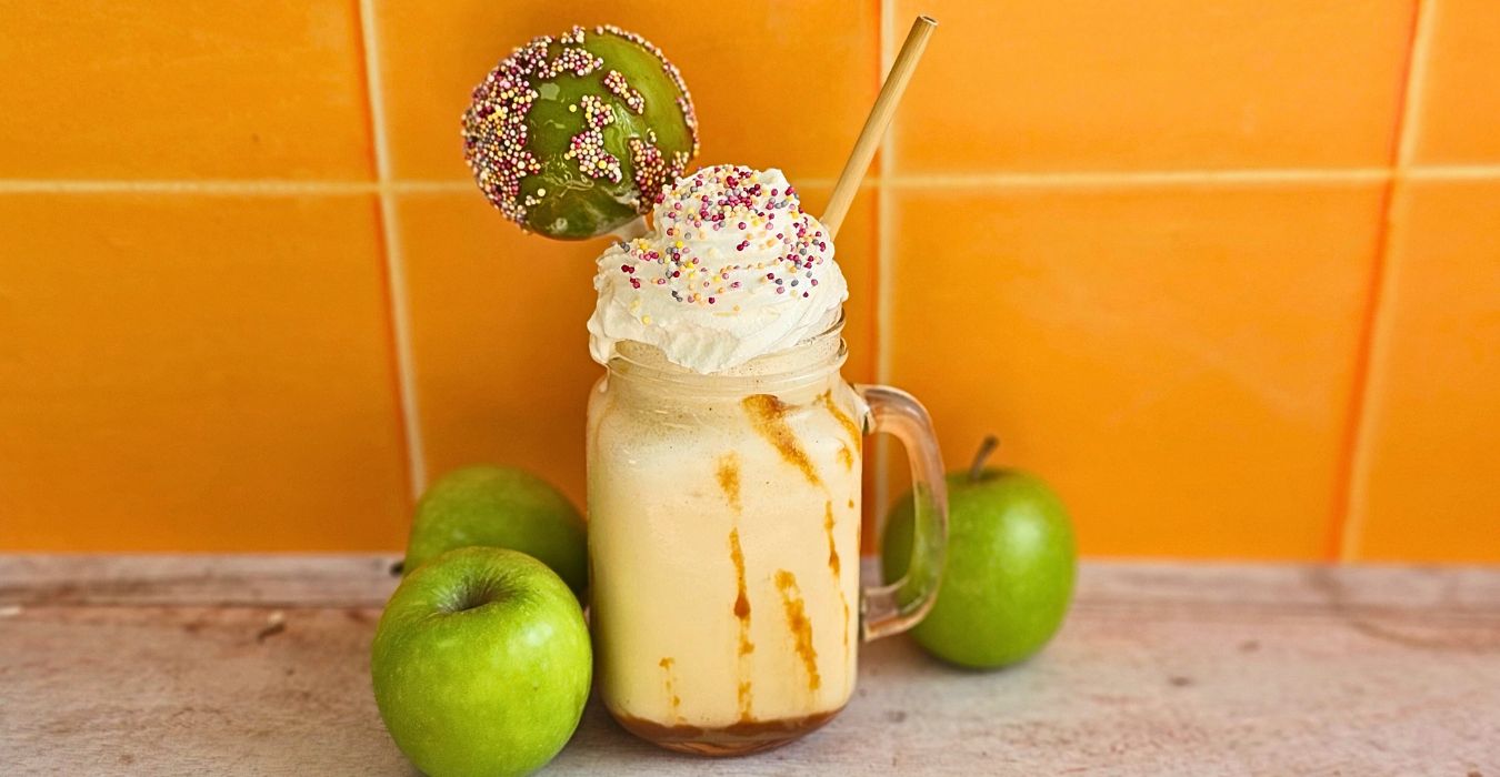 sticky toffee apple milkshake