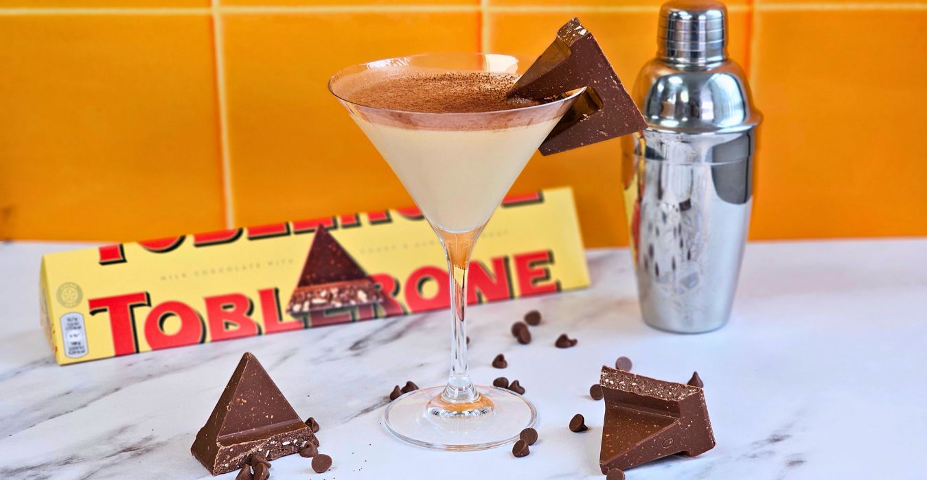 Toblerone Martini cocktail recipe valentines day