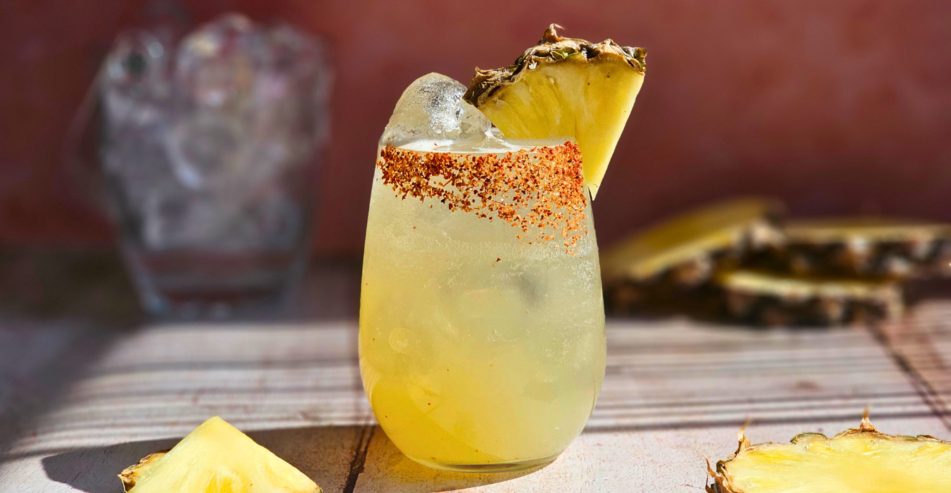 Spicy Pina-Tequila Spritz