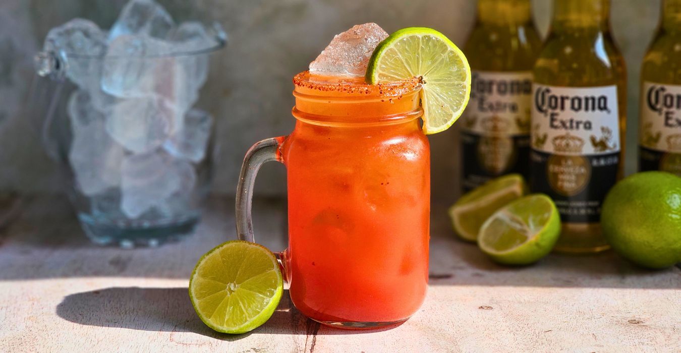 Michelada beer cocktail recipe by the ice co