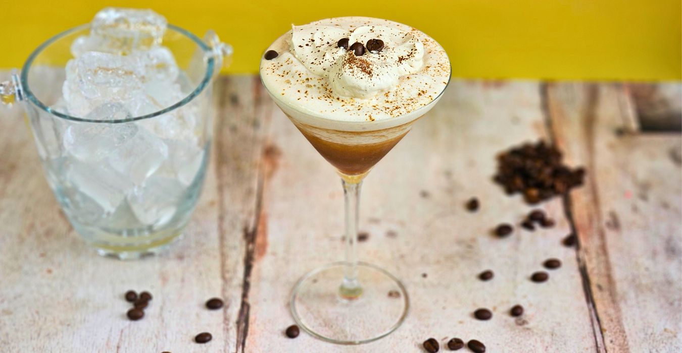 Frozen Espresso Martini cocktail recipe by the ice co