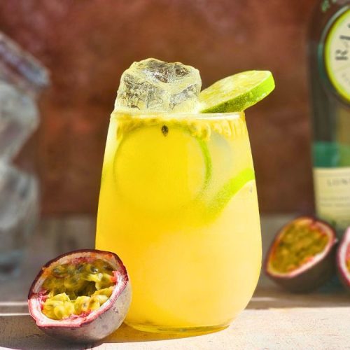 Ramsbury Passion Fruit Gin Fizz coctail recipe