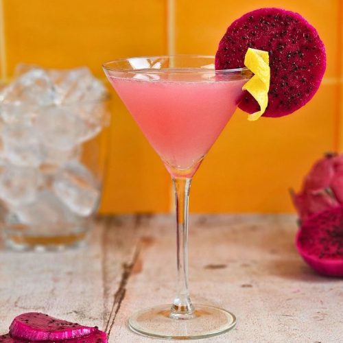 dragonfruit martini cocktail recipe by the ice co