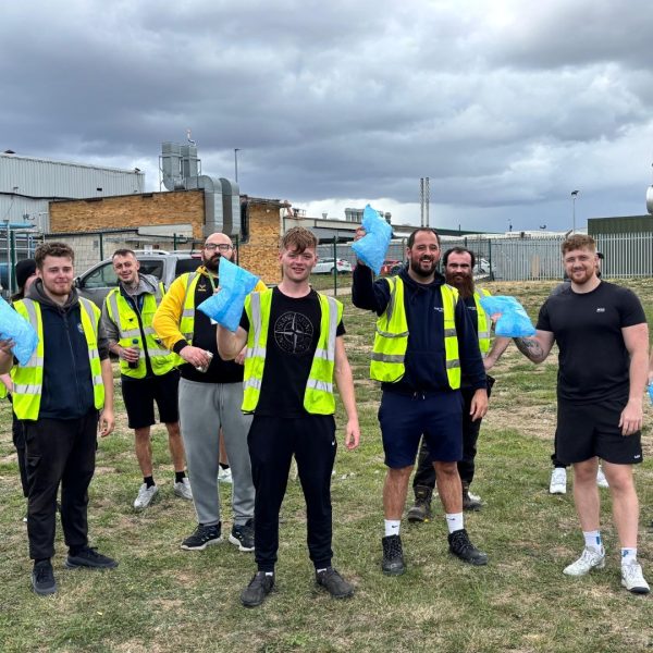 ice bag throwing competition