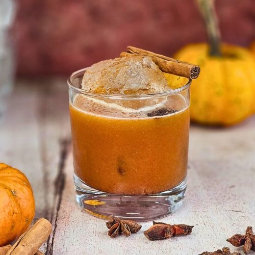 Pumpkin old fashioned cocktail recipe by The Ice Co