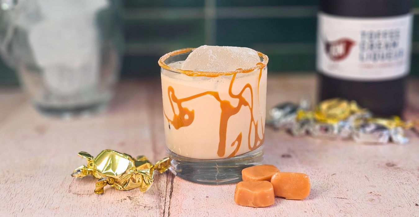 Kin's Toffee White Russian cocktail recipe by the ice co
