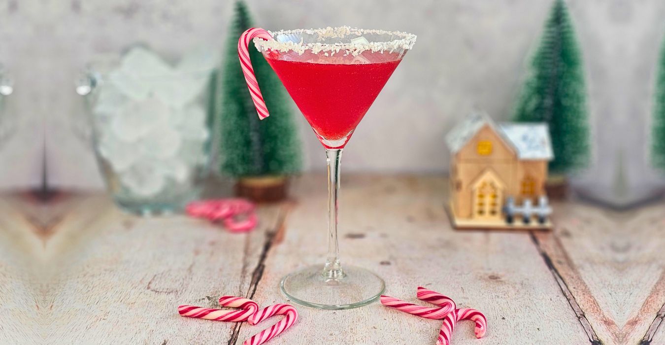 Santa's Hat Cocktail recipe by the ice co
