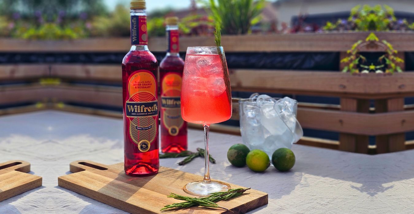 Wilfred's Serve at Sunset Mocktail recipe by the ice co